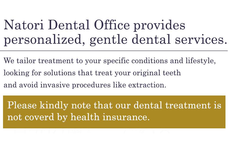 Precise aesthetic treatment sticking to your tooth